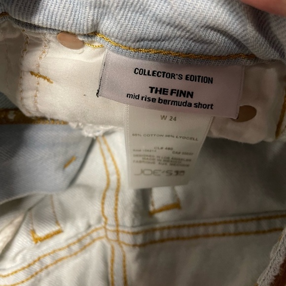 Joes jeans the Finn Bermuda shorts collectors edition bleach distressed size 24 - Picture 5 of 6